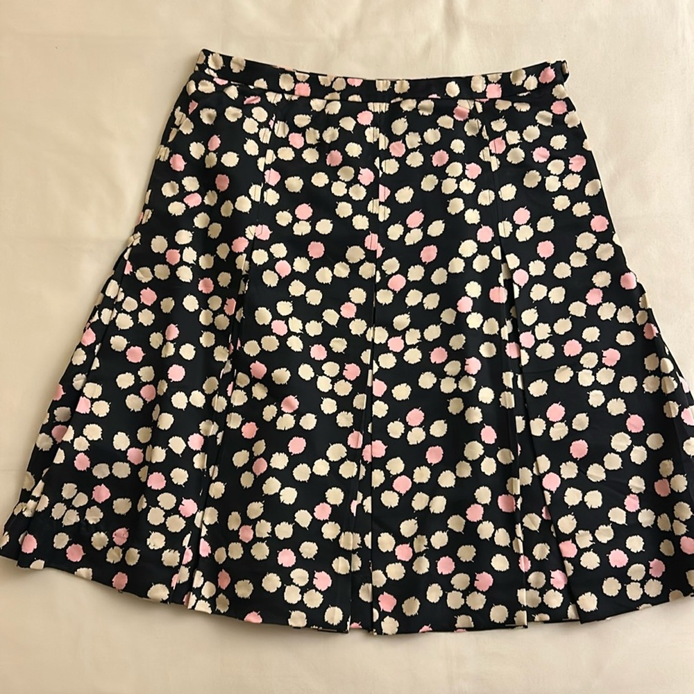 JCrew Polka Dot Silk Skirt